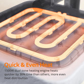 [⚡Flash Deal] HTVRONT Manual Heat Press Machine 15" x 15" 110V - (2 Colors) & Free Mini Heat Press